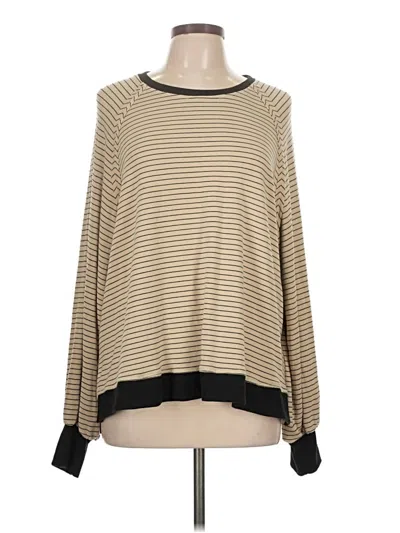 Pre-owned In-loom Pullover Sweater In Brown