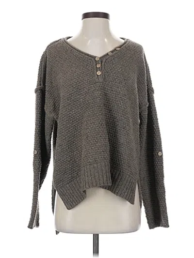 Pre-owned In-loom Pullover Sweater In Gray