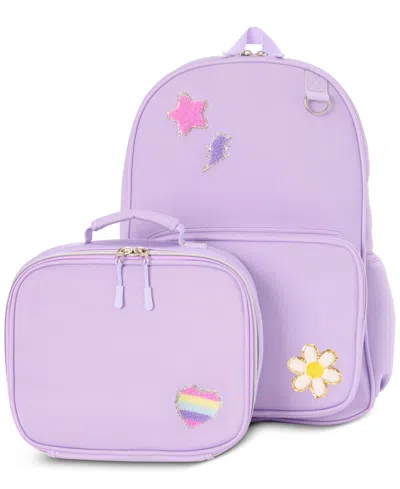 Inmocean Kids' Big Girls Neoprene Backpack & Lunch Bag Set