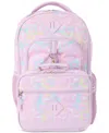 Inmocean Big Girls Pastel Cheetah Backpack & Lunch Bag Set