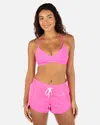 Inmocean Women's Aquas Solid Boardshort 2.5" In Disco Pink