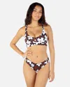 Inmocean Women's Bold Daisy Soft Strap Top In Cinnamon