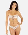 Inmocean Women's Cheetah Spots Bandeau, Size Xs In Cheetah