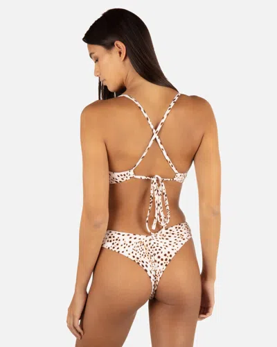 Inmocean Women's Cheetah Spots Skimpy Bottom, Size Small