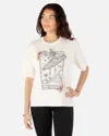 Inmocean Women's Inner Illumination Slim Boyfriend T-shirt In Vintage White Wash