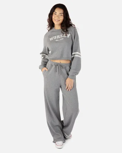 Inmocean Women's Night School Straight Leg Sweatpant In Heather Grey