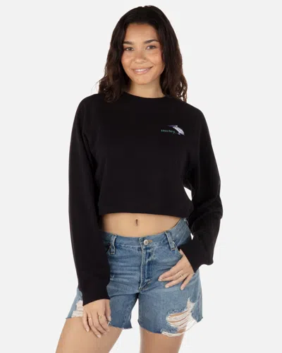 Inmocean Women's Save Our Seas Raglan Crewneck In Black