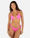 Inmocean Women's Solid Classic Tri Top In Disco Pink,maraschino