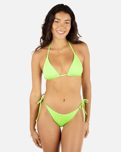Inmocean Women's Solid Classic Tri Top In Key Lime,grass Green