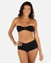 Inmocean Women's Solid Ring Bandeau In Black