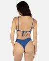 Inmocean Women's Solid V Front Skimpy Bottom In Lagoon