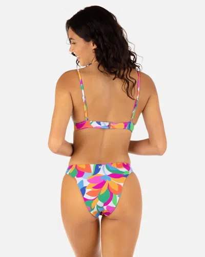 Inmocean Women's Tango Reversible Cheeky Scoop Bottom In Magenta,sky