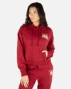 Inmocean Women's Tiger Palm Hoodie In Red Winery