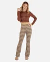 Inmocean Women's Triangle Bootcut Pants In Brown