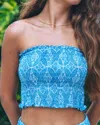Inmocean Women's Tribal Geo Tube Top In Blueprint