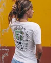 Inmocean Women's Tropical Venom Shrunken T-shirt In Vintage White Wash