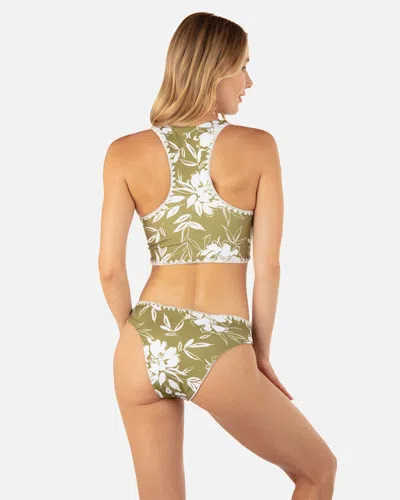 Inmocean Women's Waimea Valley Max Mid Rise Cheeky Bottom In Army