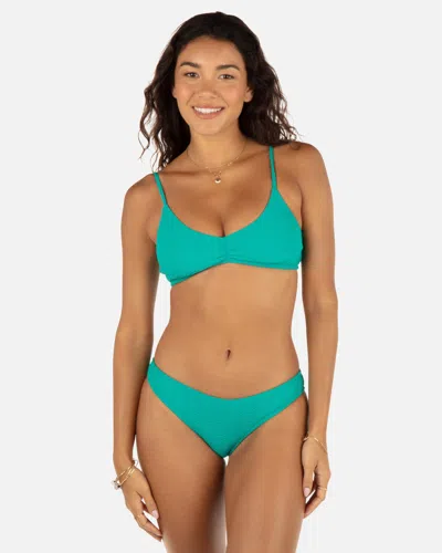 Inmocean Women's Wave Scrunch Bralette In Teal