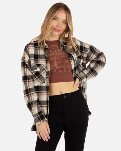 Inmocean Women's Wilson Relaxed Flannel In Black
