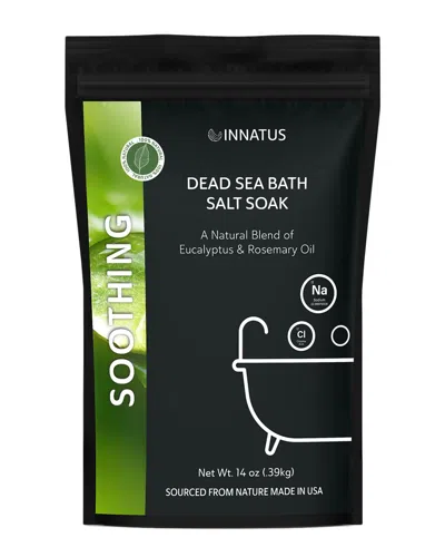 Innatus 14oz Dead Sea Soothing Bath Salt Soak With 21 Minerals In Black