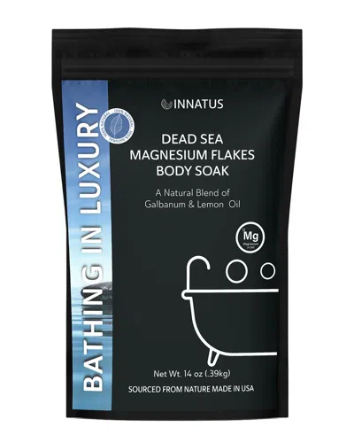 Innatus 14oz Pure Dead Sea Magnesium Flakes Bathing In Luxury Soak In Blue