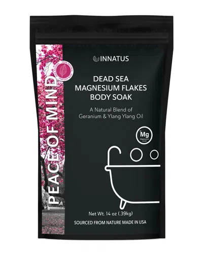 Innatus 14oz Pure Dead Sea Magnesium Flakes Peace Of Mind Soak In Black