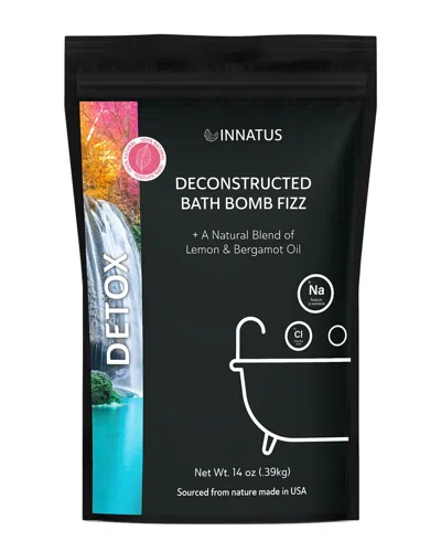 Innatus 14oz Sea Salt Fizzy Deconstructed Detox Bath Bomb In Black