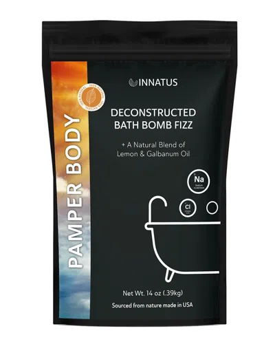 Innatus 14oz Sea Salt Fizzy Deconstructed Pampered Body Bath Bomb In Black