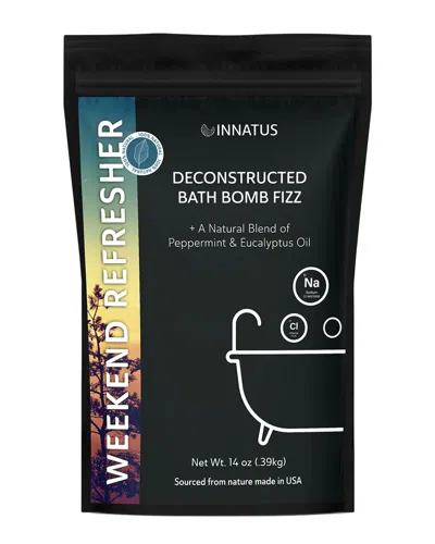 Innatus 14oz Sea Salt Fizzy Deconstructed Weekend Refresher Bath Bomb In Black