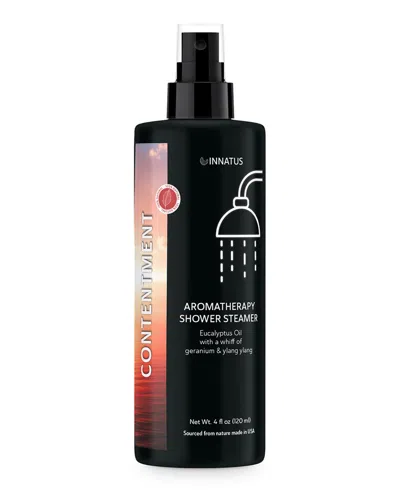 Innatus 4oz Contentment Shower Spray Eucalyptus Oil With A Whiff Of Geranium In Black