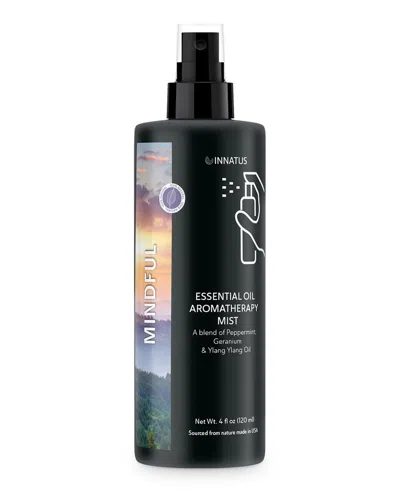Innatus 4oz Essential Oil Aromatherapy Mindful Mist In Black