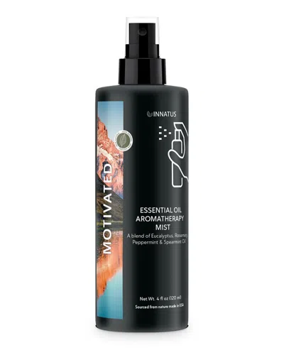 Innatus 4oz Essential Oil Aromatherapy Motivated Mist In Black