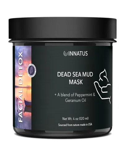 Innatus 4oz Facial Detox Dead Sea Mud Face Mask In Black