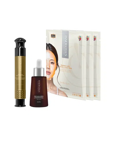 Inner Cells Unisex 1.6oz Age‑defying Radiance & Awakening Lifting Glow Bundle In Transparent