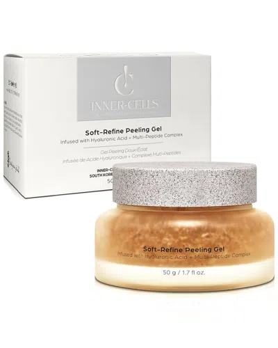 Inner Cells Unisex 1.76oz Soft-refine Peeling Gel Infused With Hyaluronic Acid + Multi-peptide Compl In Brown
