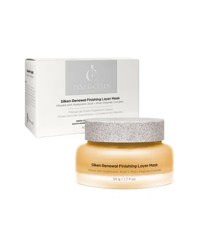 Inner Cells Unisex 1.7oz Silken Renewal Finishing Layer Mask Infused With Hyaluronic Acid + Multi-pe In Transparent