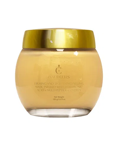 Inner Cells Unisex 3.5oz Firming And Tightening Peeling Mask With Hyaluronic Acid + Multi-peptide Co In Transparent