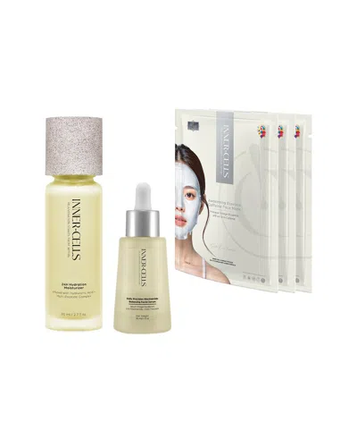 Inner Cells Unisex 3.7oz Hydra Glow Trio In Transparent