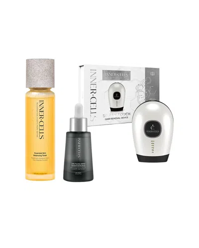 Inner Cells Unisex 5oz Smooth Touch Ipl Hair Removal Skin Renewal Set In Transparent