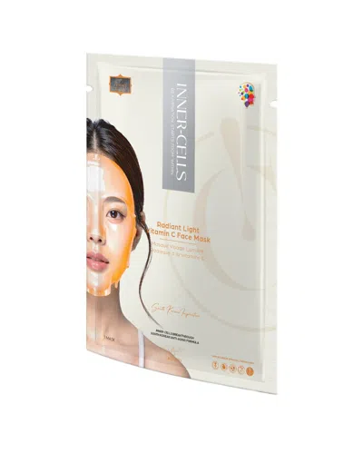Inner Cells Unisex Radiant Light Vitamin C Face Mask In Orange
