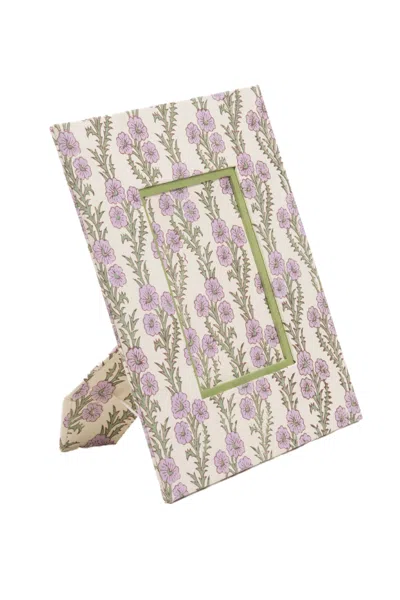 Inner Child Green / Pink / Purple Large Wall Picture Frame In Forget Me Not Purple, 5x7