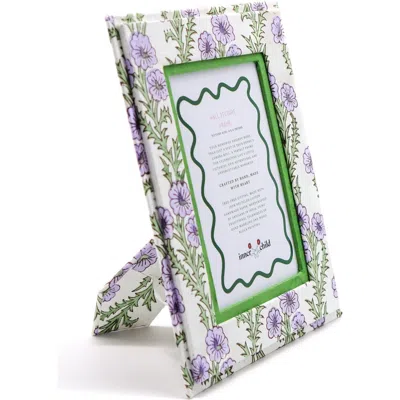 Inner Child Purple Forget-me-not Picture Frame In Multi