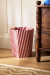 Inner Child Scallop Printed Waste Bin In Red