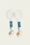 Inner Child Seashell Serving Set In Blue