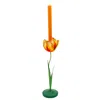 Inner Child Yellow / Orange Tulip Candleholders - Yellow And Red