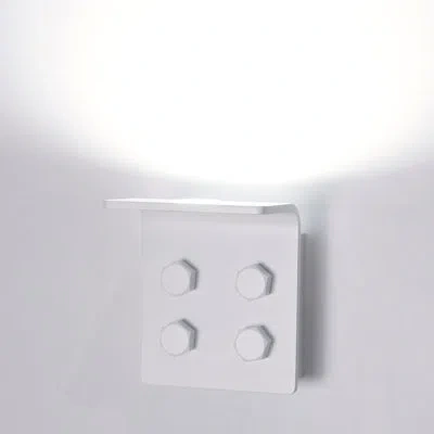 Innermost Bolt 1-light Led Armed Sconce In Aluminium