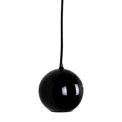 Innermost Boule 1 - Light Single Globe Pendant In Black