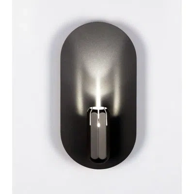 Innermost Brixton 1-light Led Armed Sconce In Graphite