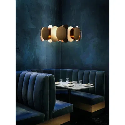 Innermost Panel 115 Chandelier In Bronze