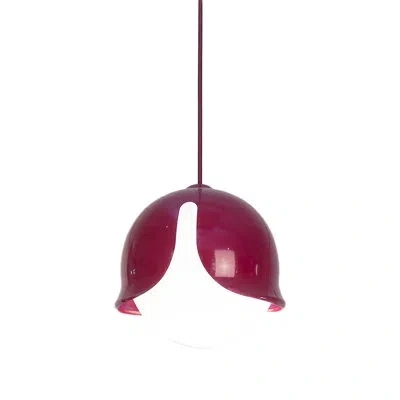 Innermost Snowdrop 1-light Unique Globe Pendant In Purple